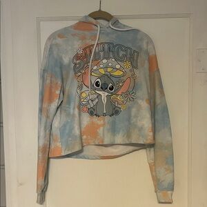 Disney Stitch Pastel Tie-Dye Hoodie